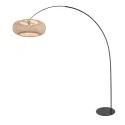 anne light & home arc luminaire CURVE 1 flame E27 IP20, black dimmable