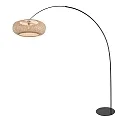 anne light & home floor lamp CURVE E27 IP20, dimmable