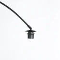 arc luminaire CURVE 1 flame E27 IP20, black dimmable