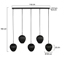 Mexlite Luminaria colgante HALOSWAP E27 IP20, regulable