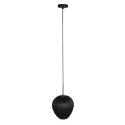 pendant luminaire SILURA 1 flame E27 IP20, black dimmable