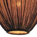 pendant luminaire SILURA 1 flame E27 IP20, black dimmable