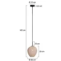 Mexlite Luminaria colgante HALOSWAP E27 IP20, regulable