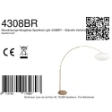Steinhauer floor lamp SPARKLED LIGHT E27 IP20, dimmable