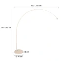 Steinhauer floor lamp SPARKLED LIGHT E27 IP20, dimmable