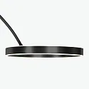 Mexlite Luminaria de pedestal LUNA-ARC IP20, regulable