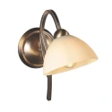 wall luminaire ANTHEA 1 flame E27 IP20, bronze dimmable