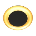 Steinhauer ceiling luminaire GOLDEN VEIL 2 flames IP20, black dimmable
