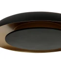 Steinhauer ceiling luminaire GOLDEN VEIL 2 flames IP20, black dimmable