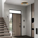 Steinhauer ceiling luminaire GOLDEN VEIL 2 flames IP20, black dimmable
