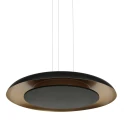 pendant luminaire GOLDEN VEIL 2 flames IP20, black dimmable