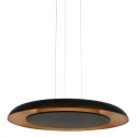 Steinhauer pendant luminaire GOLDEN VEIL 2 flames IP20, black dimmable