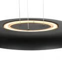 Steinhauer pendant luminaire GOLDEN VEIL 2 flames IP20, black dimmable