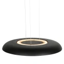 Steinhauer pendant luminaire GOLDEN VEIL 2 flames IP20, black dimmable