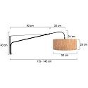 Steinhauer floor lamp ELEGANT CLASSY E27 IP20, dimmable