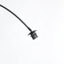 anne light & home arc luminaire CURVE 1 flame E27 IP20, black dimmable