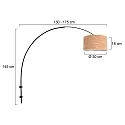 Steinhauer Luminaria de pared SPARKLED LIGHT E27 IP20, regulable