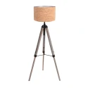 Mexlite floor lamp TRIEK 1 flame E27 IP20, wood dimmable