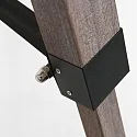 Mexlite Luminaria de pedestal TRIEK E27 IP20, regulable