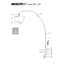 Mexlite Luminaria de pedestal SOLVA E27 IP20, regulable