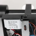 Steinhauer wall luminaire STANG 2 flames E27 IP20, black dimmable
