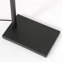 Steinhauer floor lamp STANG 1 flame E27 IP20, black dimmable