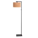 Steinhauer floor lamp STANG 1 flame E27 IP20, black dimmable