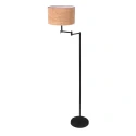 Mexlite Luminaria de pedestal BELLA de 1 llama E27 IP20, negro regulable