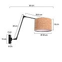 Steinhauer Luminaria de mesa PRESTIGE CHIC E27 IP20, regulable