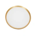 Steinhauer ceiling luminaire FLADY 2 flames IP20, gold dimmable