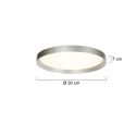 Steinhauer ceiling luminaire FLADY 2 flames IP20, steel dimmable