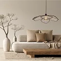 anne light & home Luminaria colgante LUMAFLORA E27 IP20, regulable