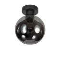 ceiling luminaire SFERIO 1 flame E27 IP20, black dimmable