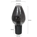Mexlite Luminaria de mesa BLOEBA E27 IP20, regulable