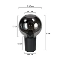 Mexlite table lamp BLOEBA E27 IP20, dimmable