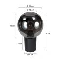 Mexlite table lamp BLOEBA E27 IP20, dimmable