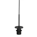 Mexlite pendant luminaire AURELIO 5 flames E27 IP20, black dimmable