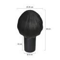 Mexlite Luminaria de mesa BLOEBA E27 IP20, regulable