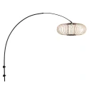 anne light & home wall luminaire SPARKLED LIGHT 1 flame E27 IP20, black dimmable