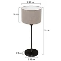Mexlite table lamp NOOR E27 IP20, dimmable
