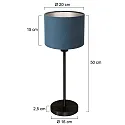 Mexlite table lamp NOOR E27 IP20, dimmable