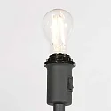 Mexlite Luminaria de pedestal NOOR E27 IP20, regulable