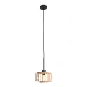 Steinhauer pendant luminaire BREEZA BEACH 1 flame E27 IP20, black dimmable