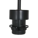 Steinhauer pendant luminaire NOX LIGHT 1 flame E27 IP20, black dimmable