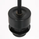 Steinhauer pendant luminaire NOX LIGHT 1 flame E27 IP20, black dimmable