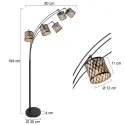 Mexlite floor lamp SUMBA E14 IP20, dimmable