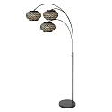Steinhauer floor lamp SPARKLED LIGHT E27 IP20, dimmable