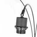 Steinhauer floor lamp SPARKLED LIGHT E27 IP20, dimmable