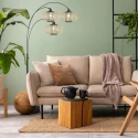 anne light & home floor lamp SPARKLED LIGHT E27 IP20, dimmable