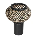 table lamp NOX LIGHT 1 flame E27 IP20, black dimmable